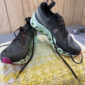 ON Running Cloudmonster Shoes Men's  US 10 EU 44 UK 9.5 Black Mint Pink.